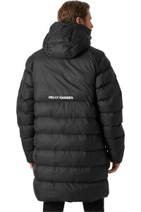 Helly Hansen chaquetas hombre OSLO GRAPHIC NEGRO vista trasera