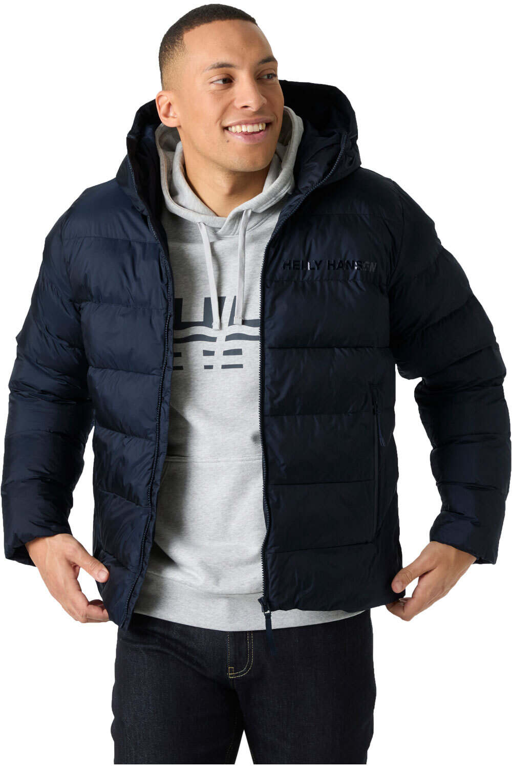 Helly Hansen chaquetas hombre STRIDE PUFFY JACKET AZUL vista frontal