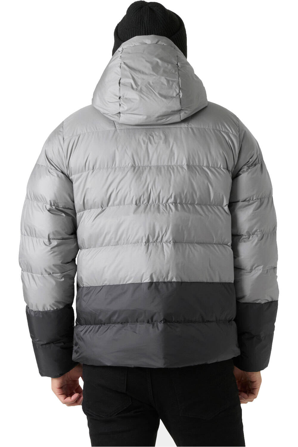 Helly Hansen chaquetas hombre STRIDE PUFFY JACKET GRIS vista trasera