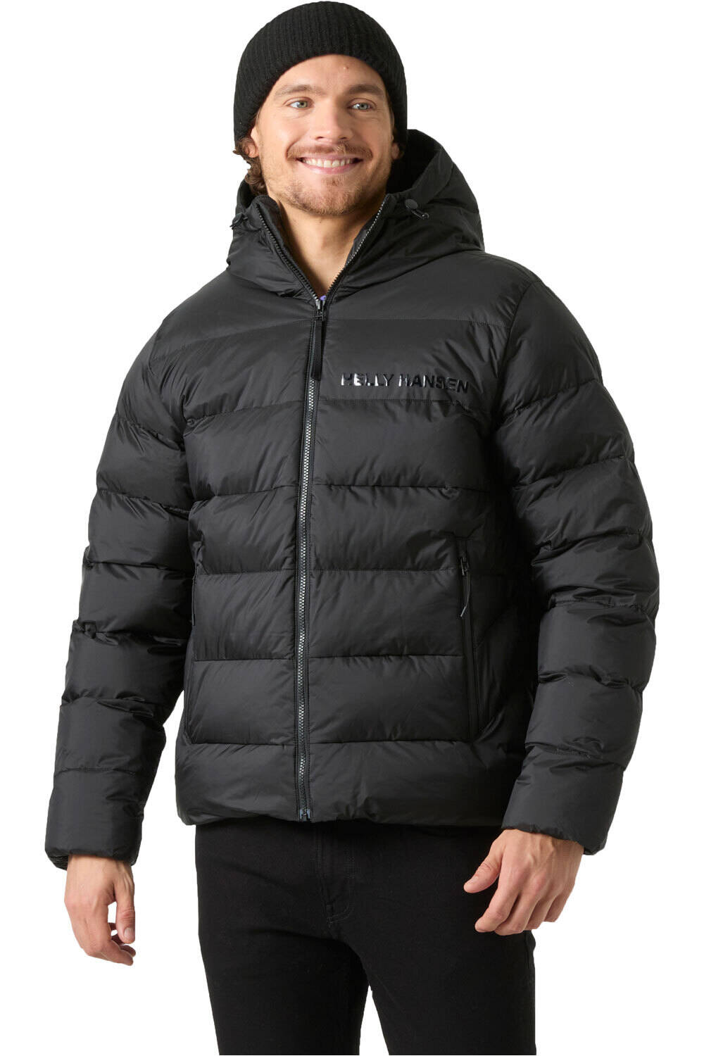 Helly Hansen chaquetas hombre STRIDE PUFFY JACKET NEGRO vista frontal
