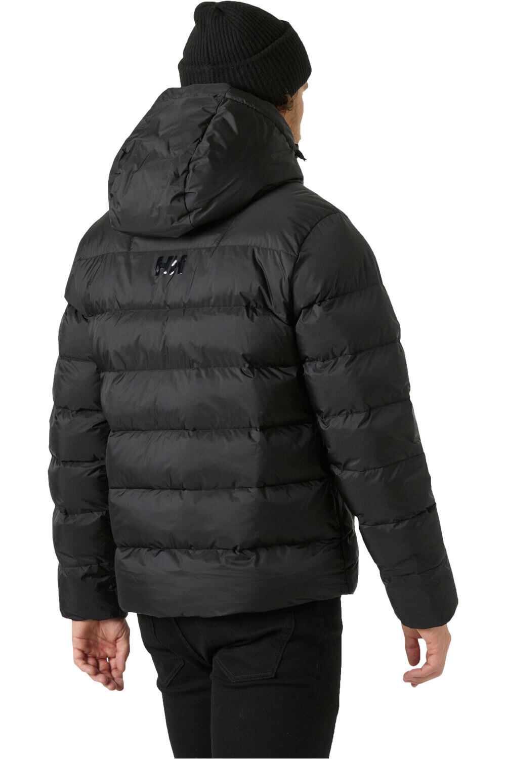 Helly Hansen chaquetas hombre STRIDE PUFFY JACKET NEGRO vista trasera