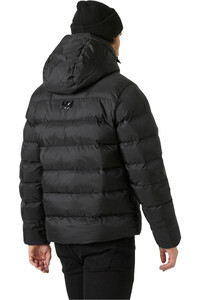 Helly Hansen chaquetas hombre STRIDE PUFFY JACKET NEGRO vista trasera