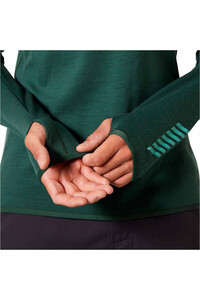 Helly Hansen forro polar hombre LIFA MERINO MIDLAYER VERDE 03