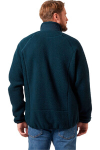 Helly Hansen forro polar hombre PANORAMA PILE BLOCK AZUL vista trasera