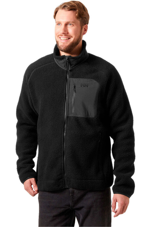 Helly Hansen forro polar hombre PANORAMA PILE BLOCK NEGRO