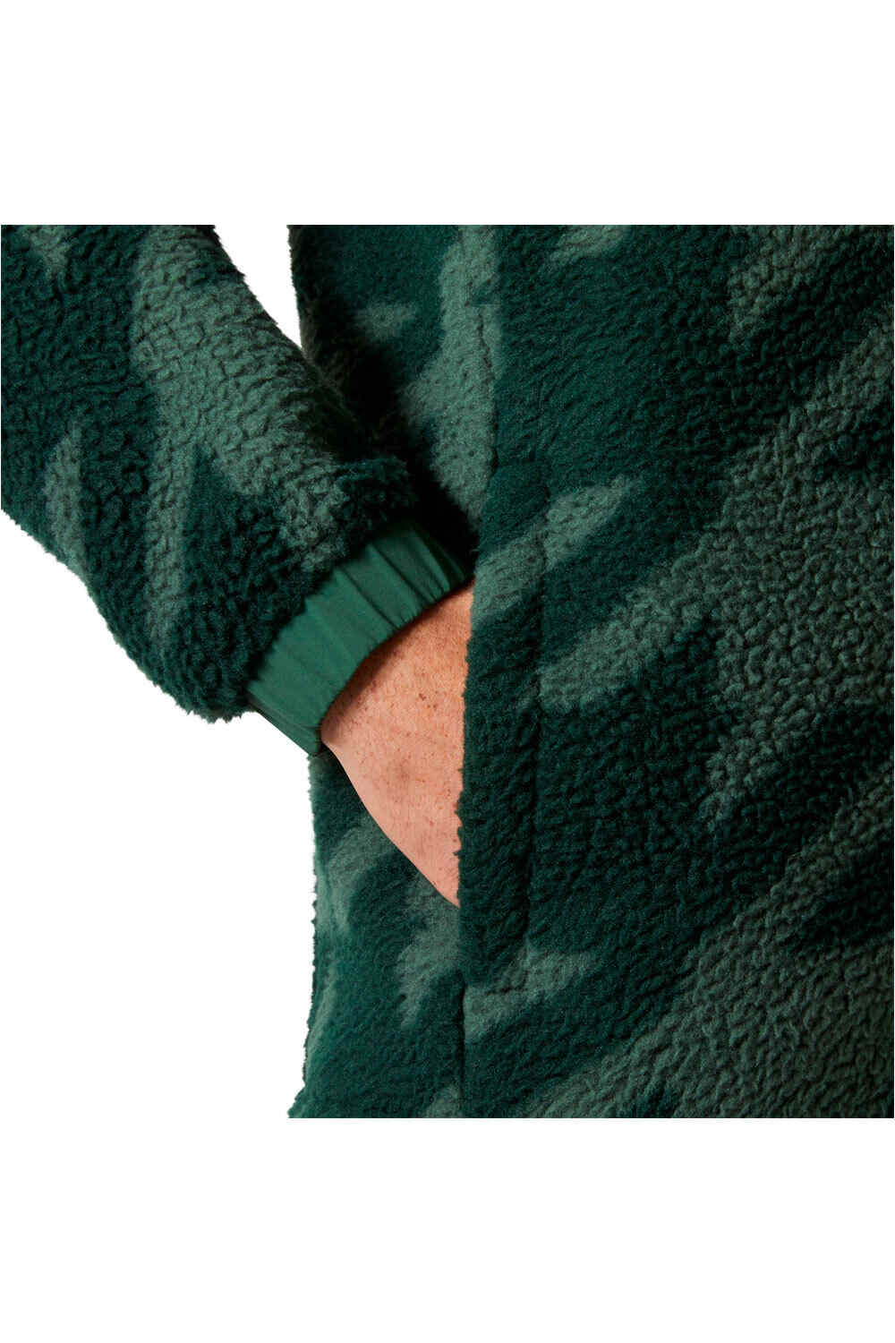 Helly Hansen forro polar hombre PANORAMA PRINTED PILE SNAP VERDE 03