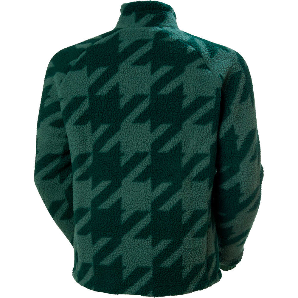 Helly Hansen forro polar hombre PANORAMA PRINTED PILE SNAP VERDE 05