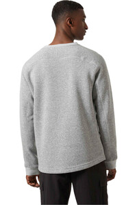 Helly Hansen forro polar hombre VARDE GRIS vista trasera