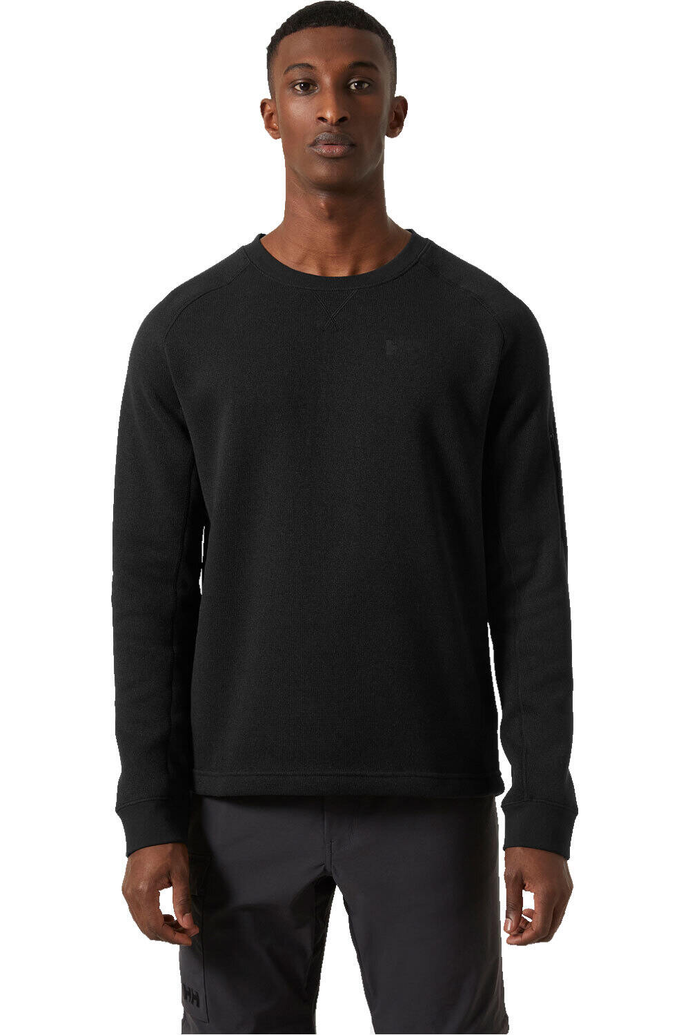 Helly Hansen forro polar hombre VARDE NEGRO vista frontal