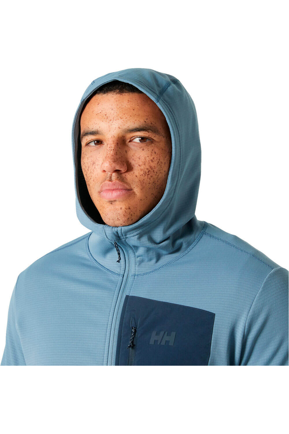 Helly Hansen forro polar hombre VERSALITE AZUL vista detalle