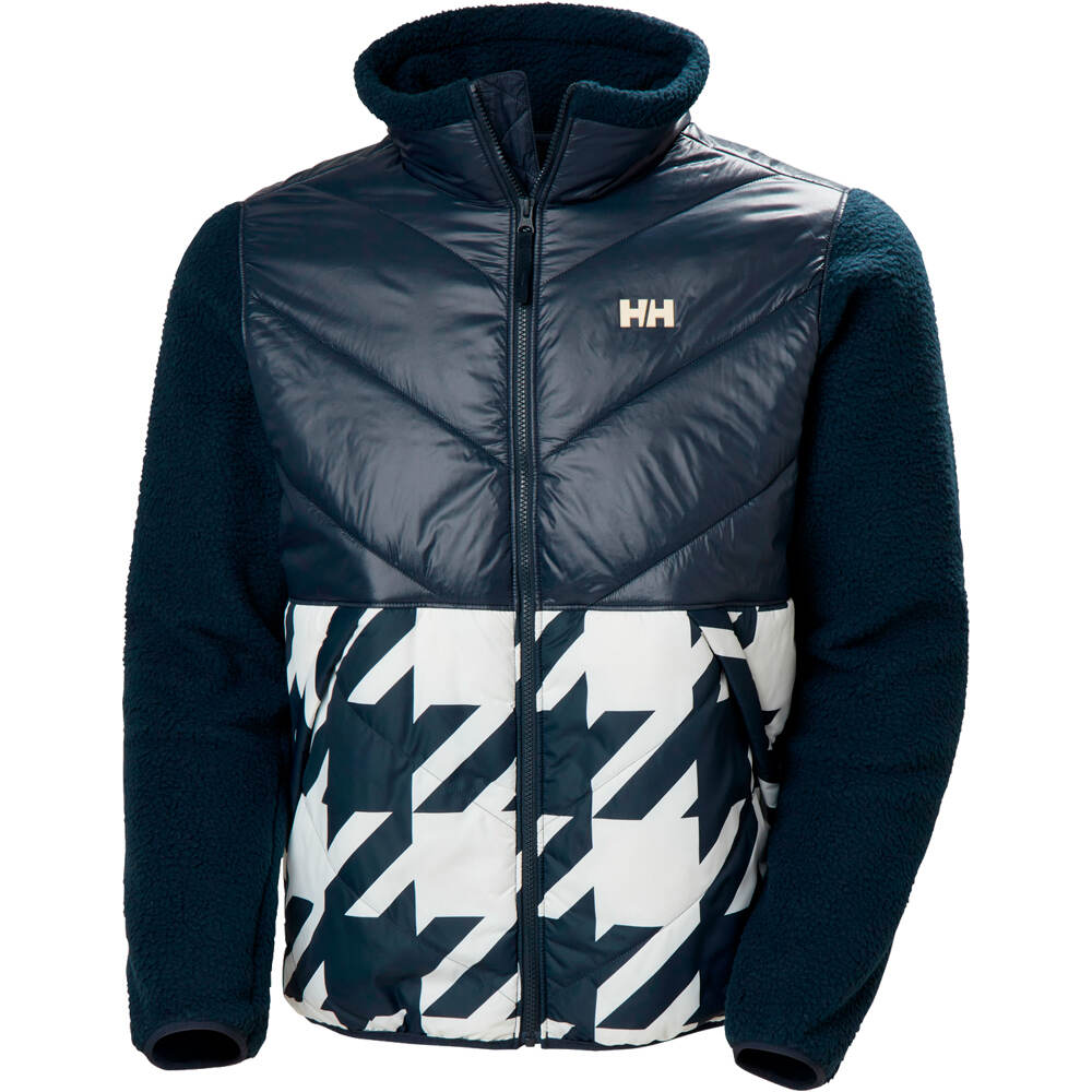 Helly Hansen forro polar hombre VILLAGE HYBRID AZUL 04