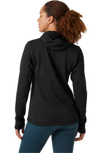Helly Hansen forro polar mujer VERSALITE NEGRO vista trasera