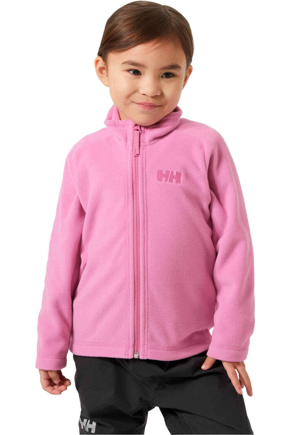 Helly Hansen forro polar niño DAYBREAKER 2.0 ROSA vista frontal