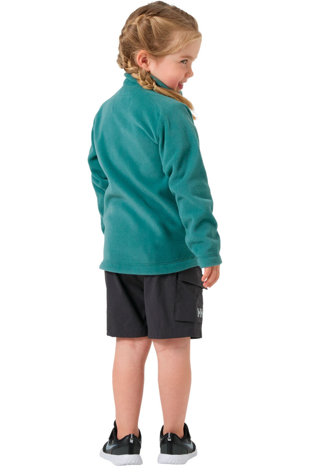 Helly Hansen forro polar niño DAYBREAKER 2.0 VERDE vista trasera