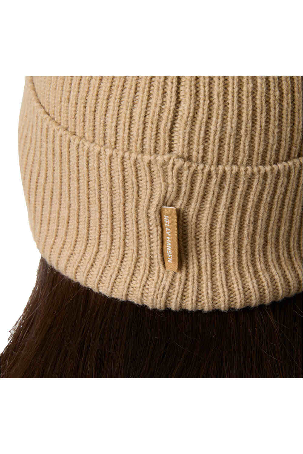 Helly Hansen gorro esquí hombre HH WOOL BEANIE MARRON vista detalle
