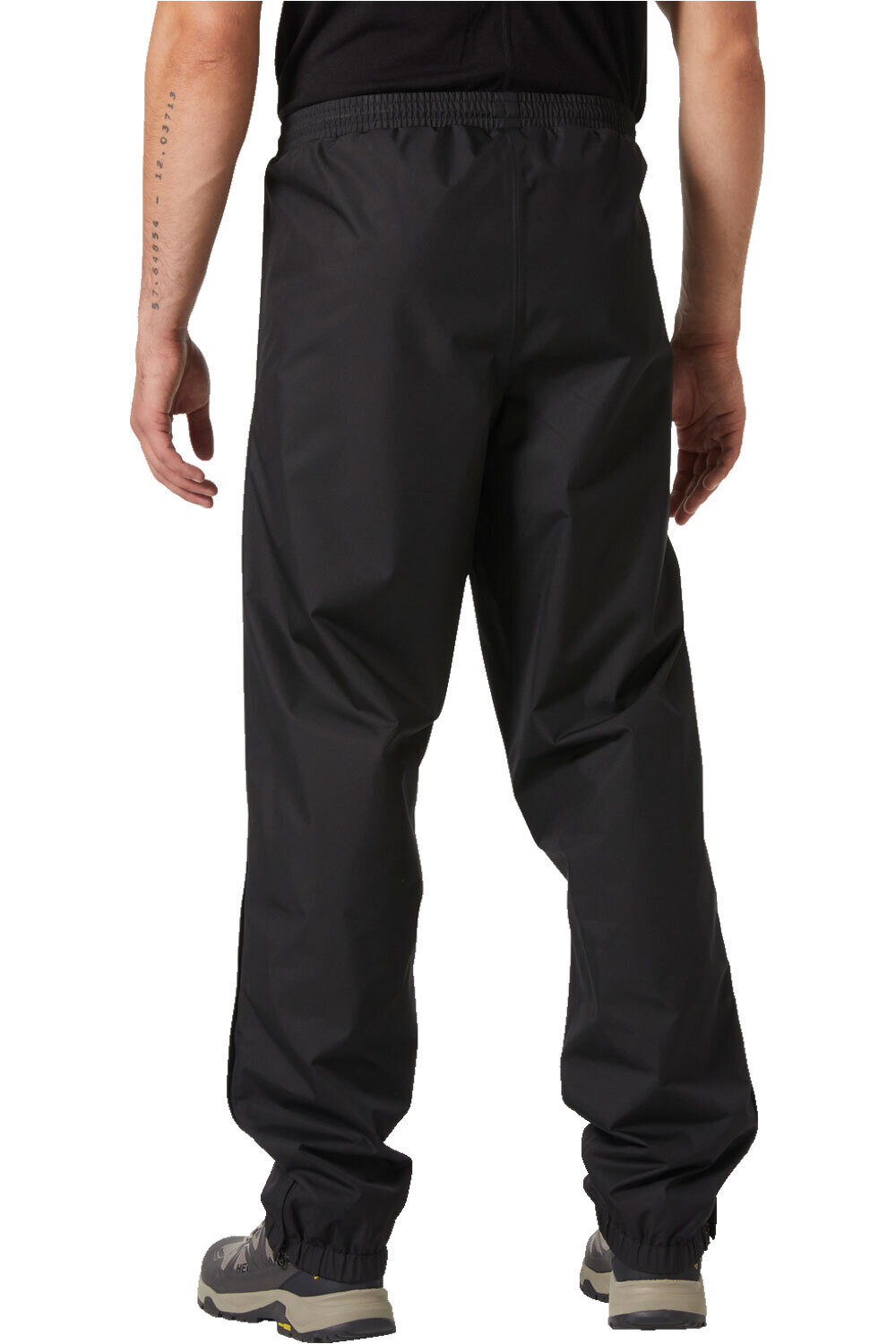 Helly Hansen pantalón impermeable hombre VANCOUVER NEGRO vista trasera