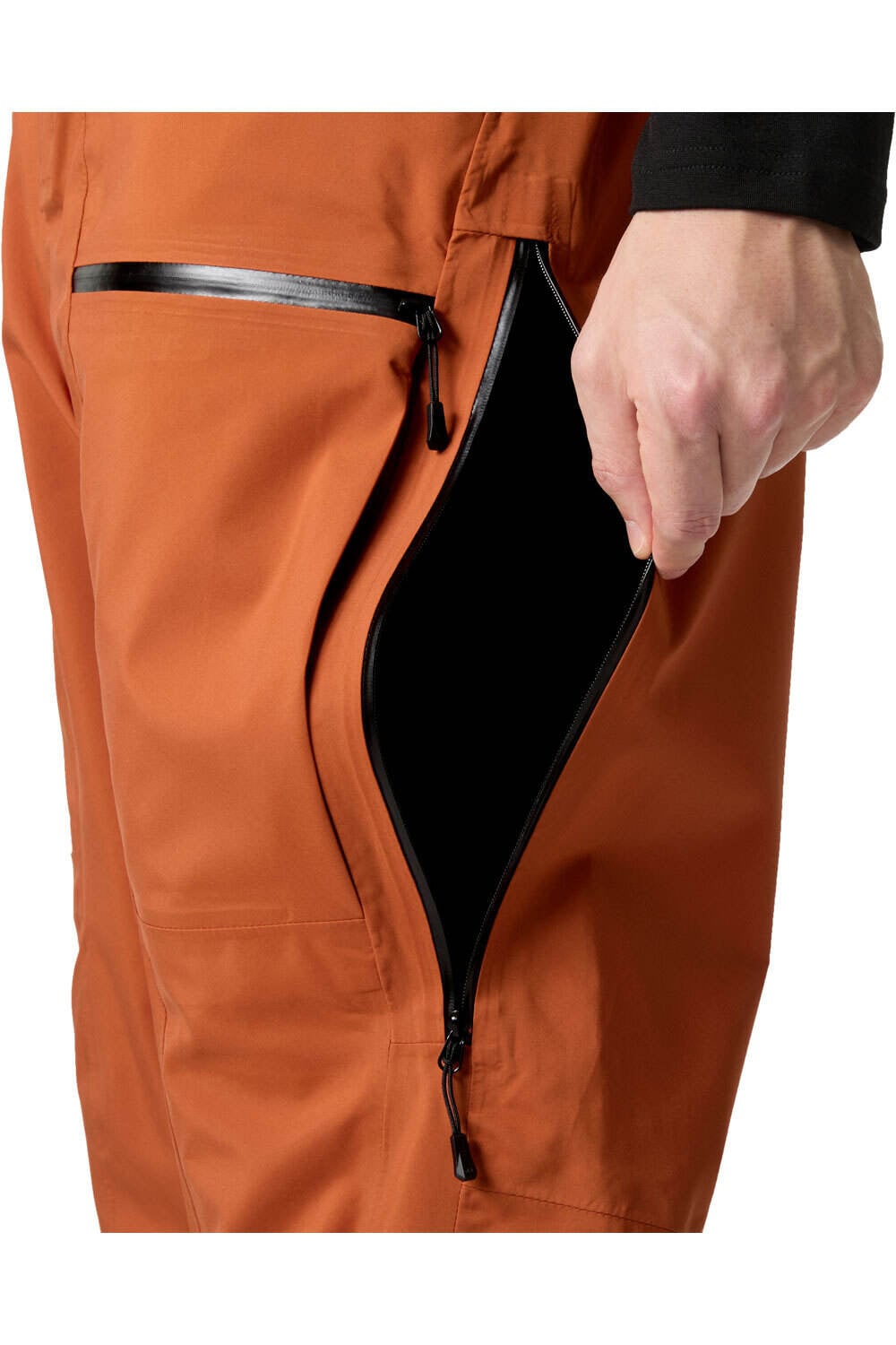 Helly Hansen pantalón impermeable hombre VERGLAS BC BIB SHELL PANT MARRON 04