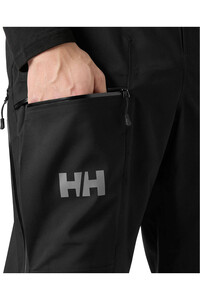 Helly Hansen pantalón impermeable hombre VERGLAS BC BIB SHELL PANT NEGRO 03