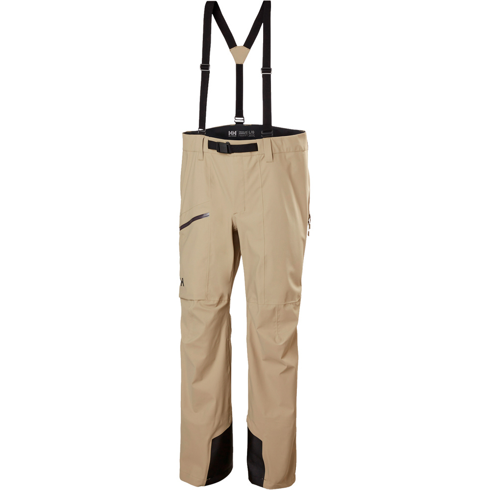 Helly Hansen pantalón impermeable hombre VERGLAS BC MARRON 05