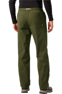 Helly Hansen pantalón montaña hombre HOLMEN VERDE vista trasera