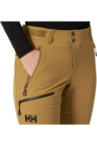 Helly Hansen pantalón montaña mujer ODIN MUNINN 2.0 MARRON vista detalle