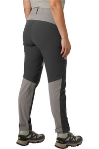 Helly Hansen pantalón montaña mujer VIKA 2.0 GRIS vista trasera