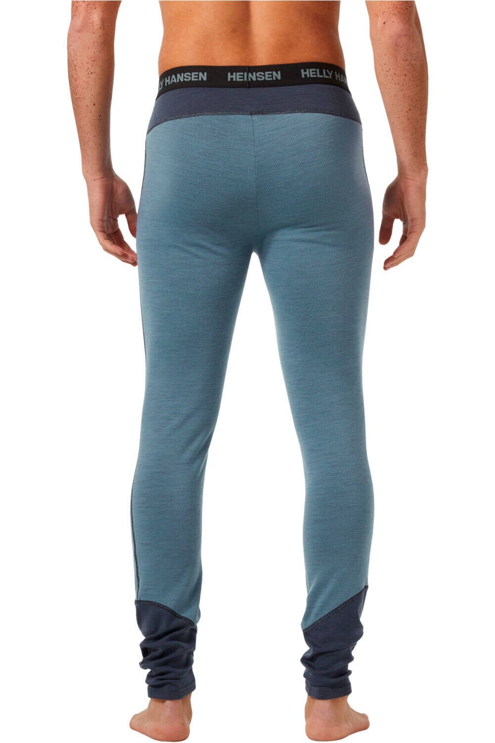 Helly Hansen pantalón térmico LIFA MERINO MIDWEIGHT AZUL vista trasera
