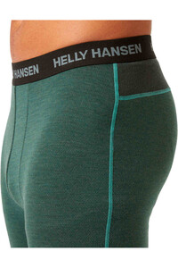 Helly Hansen pantalón térmico LIFA MERINO MIDWEIGHT VERDE vista detalle