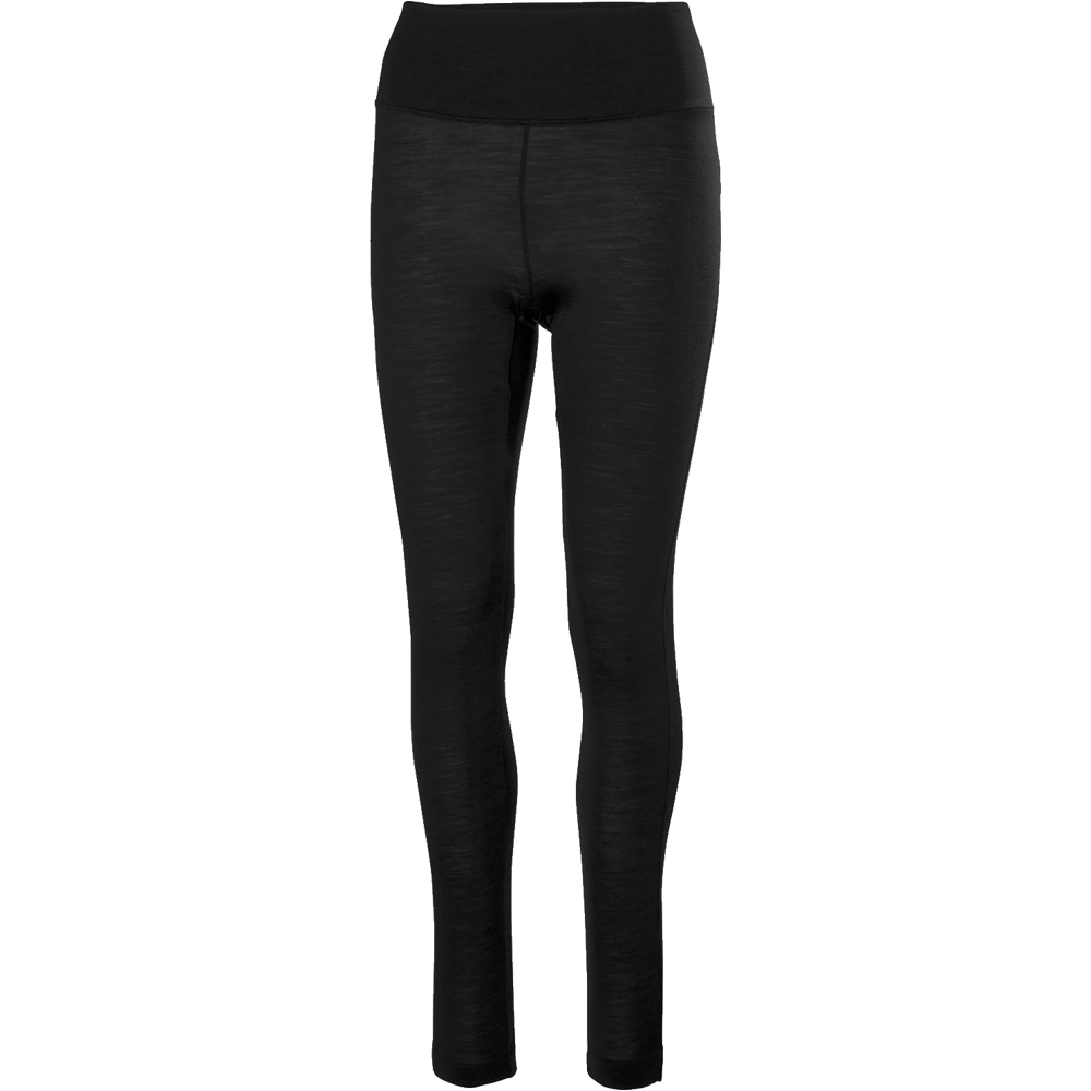 Helly Hansen pantalón térmico mujer DURAWOOL NEGRO vista frontal