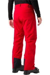Helly Hansen pantalones esquí hombre ALPHA INS PANT ROJO vista trasera