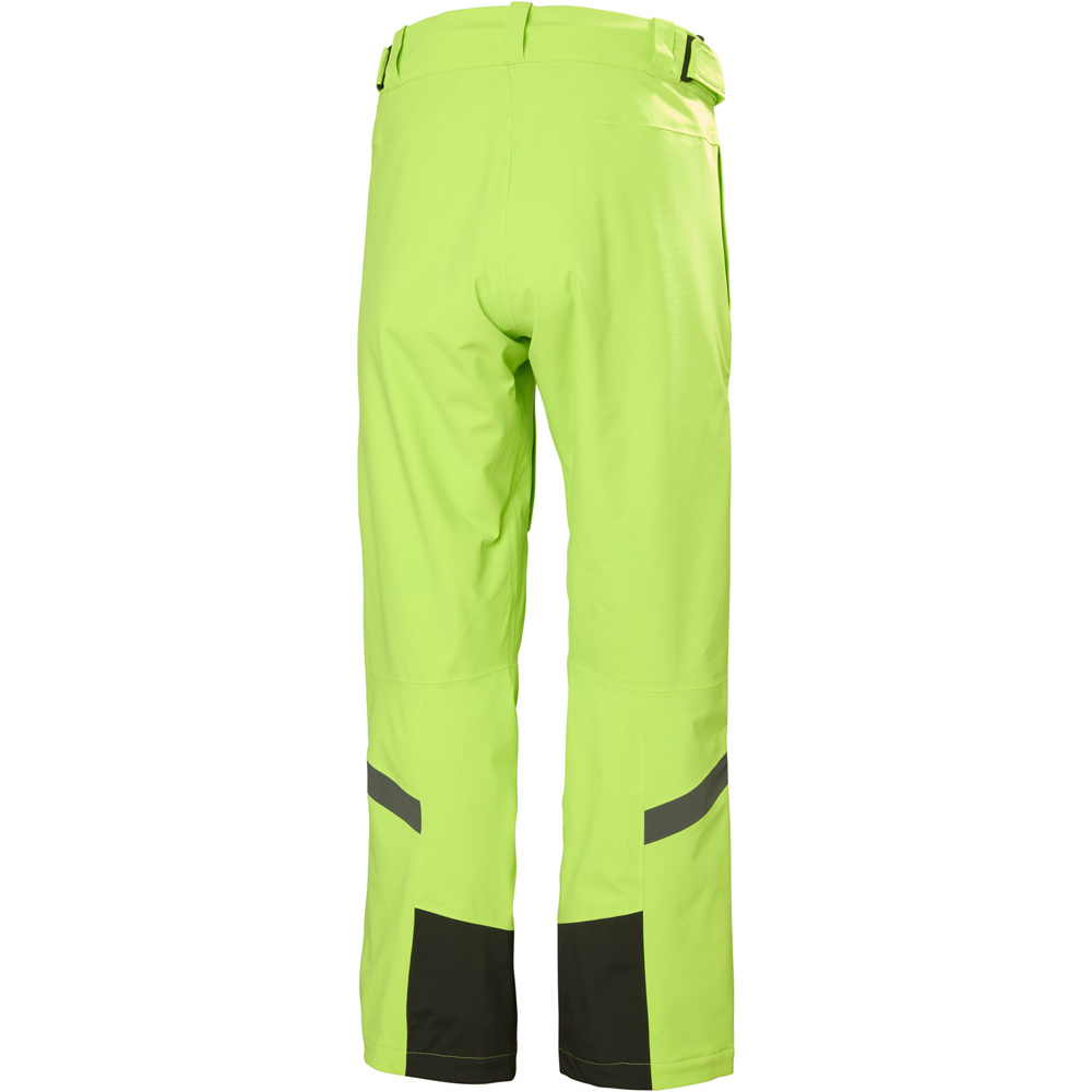 Helly Hansen pantalones esquí hombre ALPHA INS PANT VERDE vista trasera