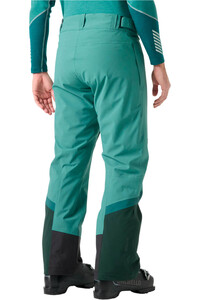 Helly Hansen pantalones esquí hombre ALPHA INS PANT VERDE vista trasera