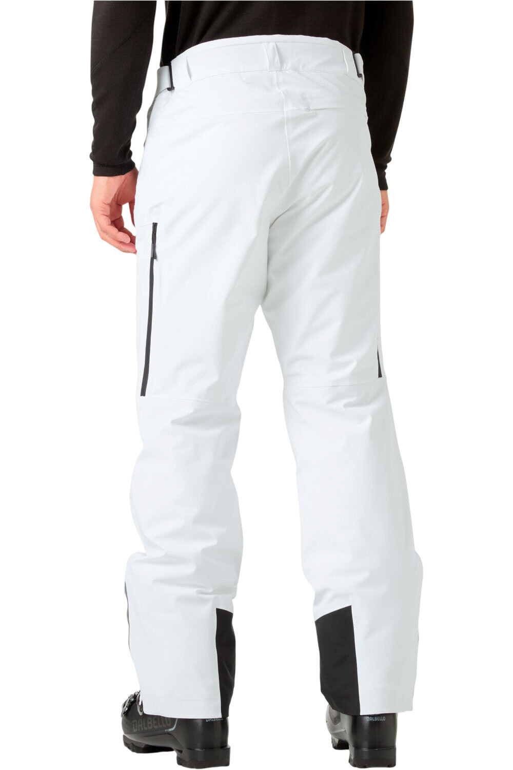Helly Hansen pantalones esquí hombre ALPHA LIFALOFT PANT BLANCO vista trasera