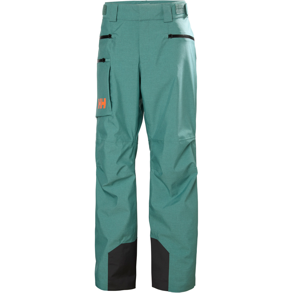 Helly Hansen pantalones esquí hombre GARIBALDI 2.0 PANT VERDE vista frontal
