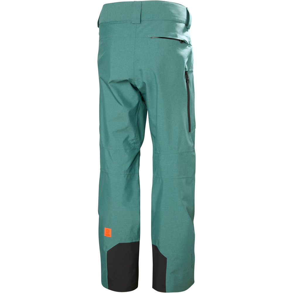 Helly Hansen pantalones esquí hombre GARIBALDI 2.0 PANT VERDE vista trasera