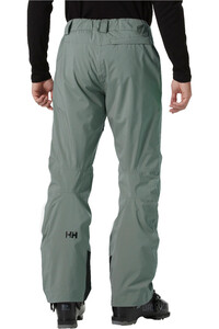 Helly Hansen pantalones esquí hombre LEGENDARY INSULATED GRIS vista trasera