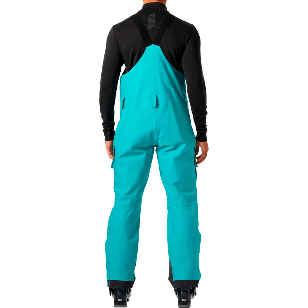 Helly Hansen pantalones esquí hombre SOGN CARGO VERDE vista trasera