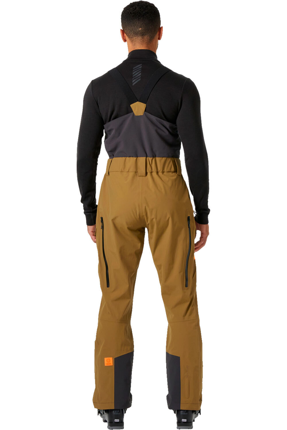 Helly Hansen pantalones esquí hombre SOGN MARRON vista trasera