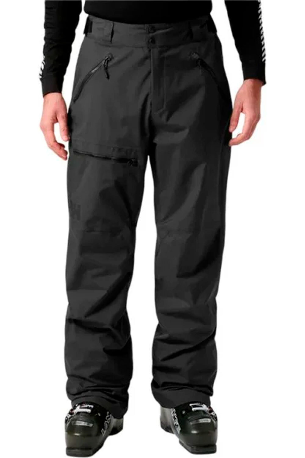 Helly Hansen pantalones esquí hombre SOGN NEGRO vista frontal