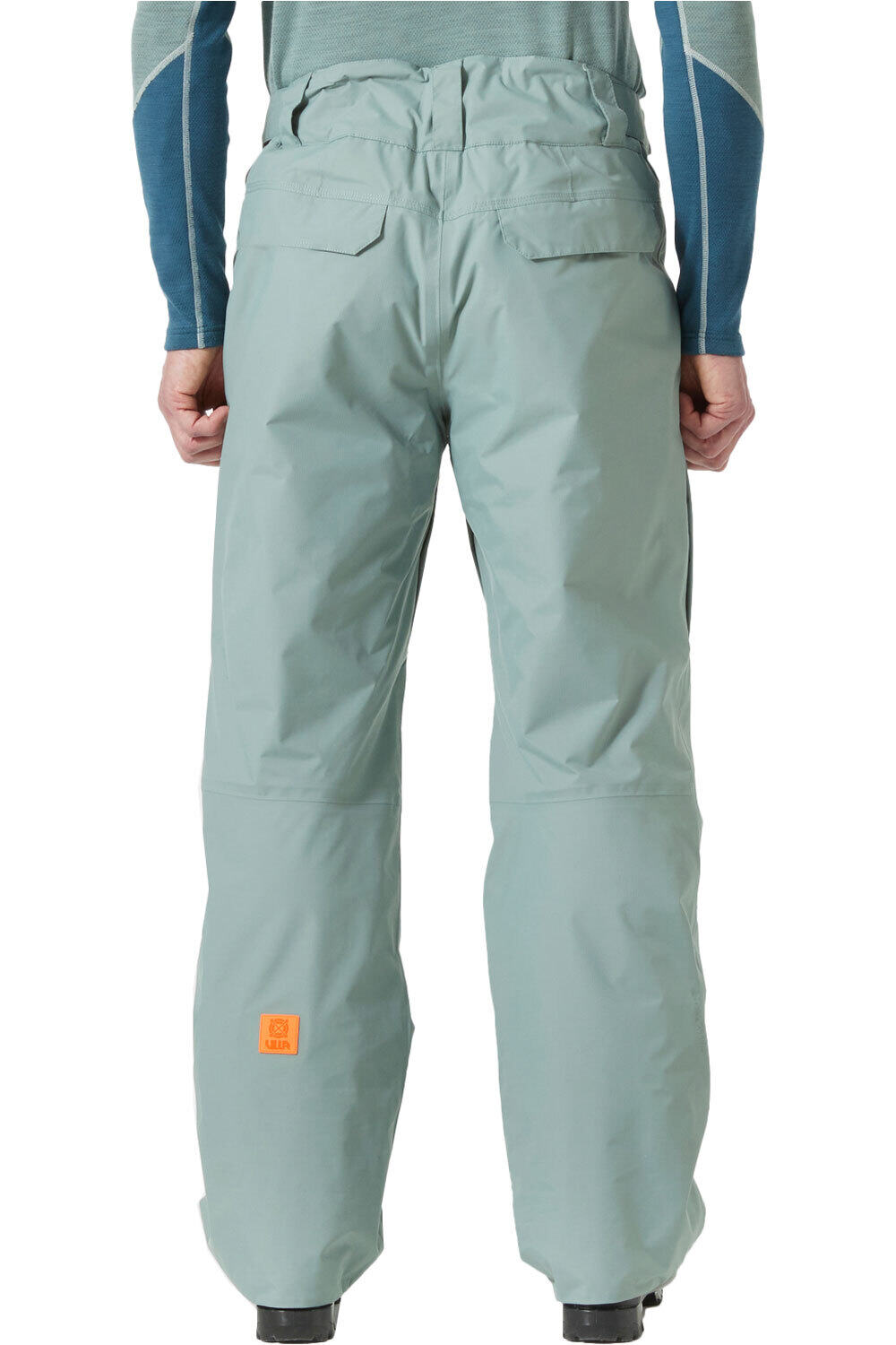 Helly Hansen pantalones esquí hombre SOGN VERDE vista trasera