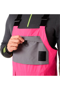 Helly Hansen pantalones esquí hombre ULLR D BIB SHELL PANT ROSA vista detalle