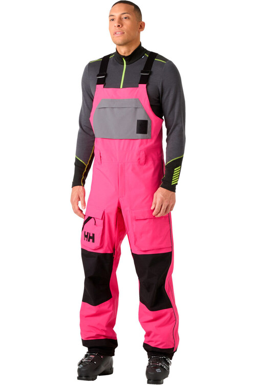 Helly Hansen pantalones esquí hombre ULLR D BIB SHELL PANT ROSA
