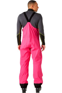 Helly Hansen pantalones esquí hombre ULLR D BIB SHELL PANT ROSA vista trasera