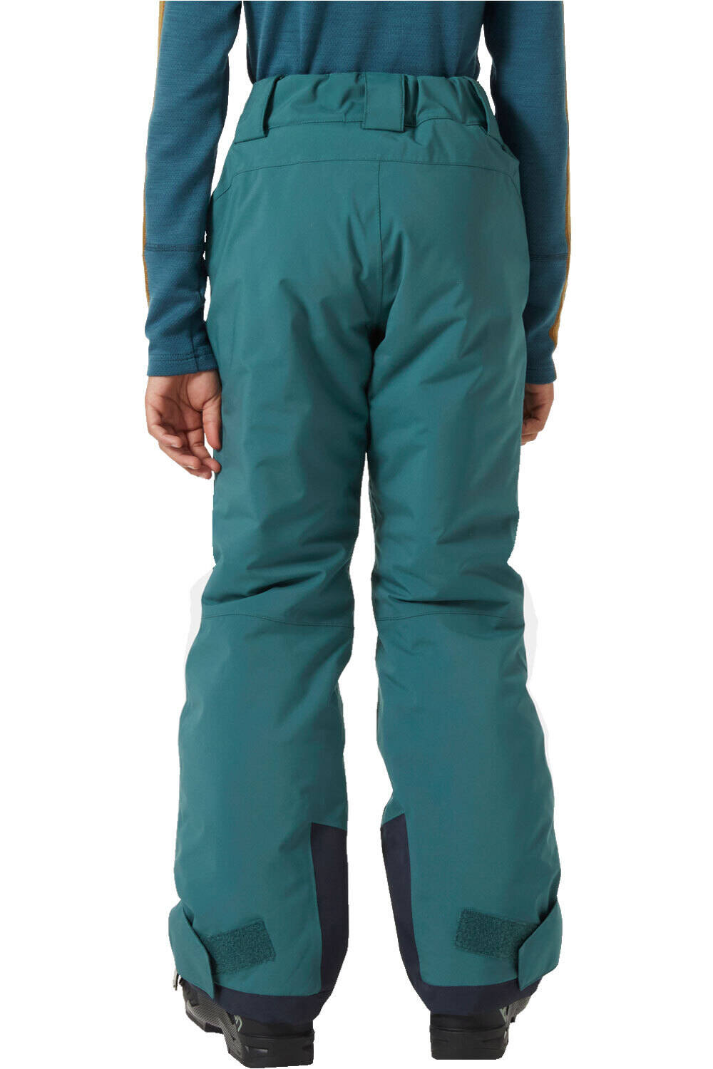 Helly Hansen pantalones esquí infantil ELEMENTS VERDE vista trasera