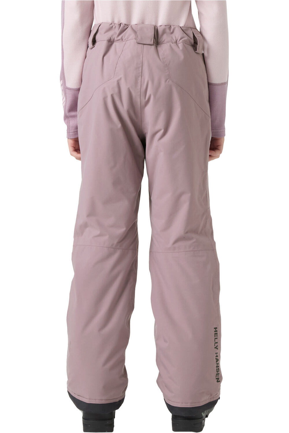 Helly Hansen pantalones esquí infantil JR LEGENDARY PANT MORADO vista trasera