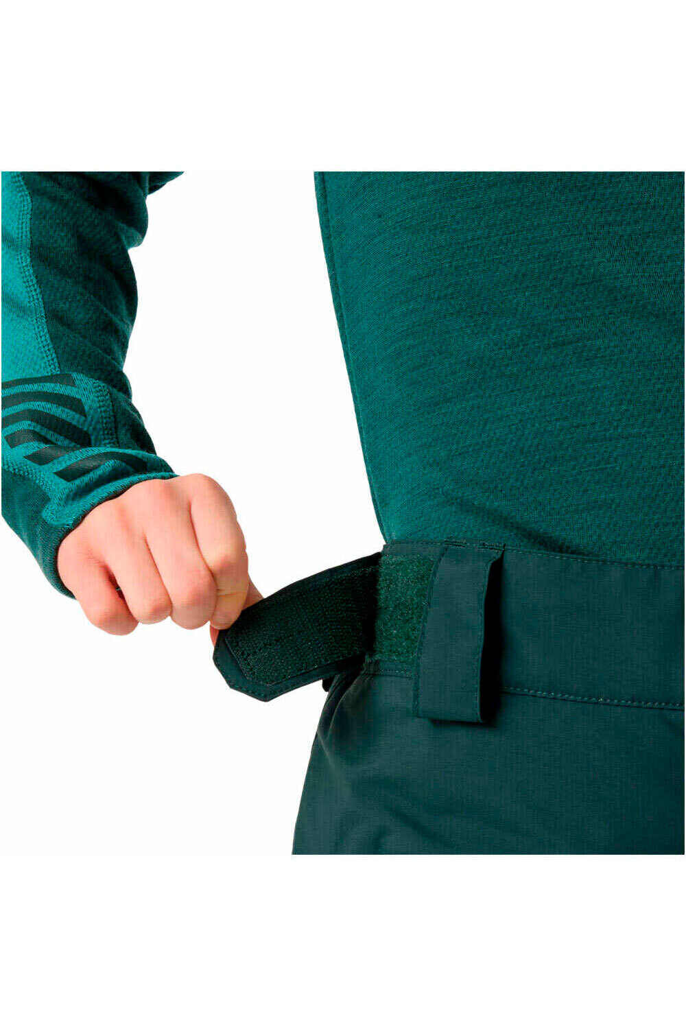 Helly Hansen pantalones esquí infantil JR LEGENDARY PANT VERDE vista detalle