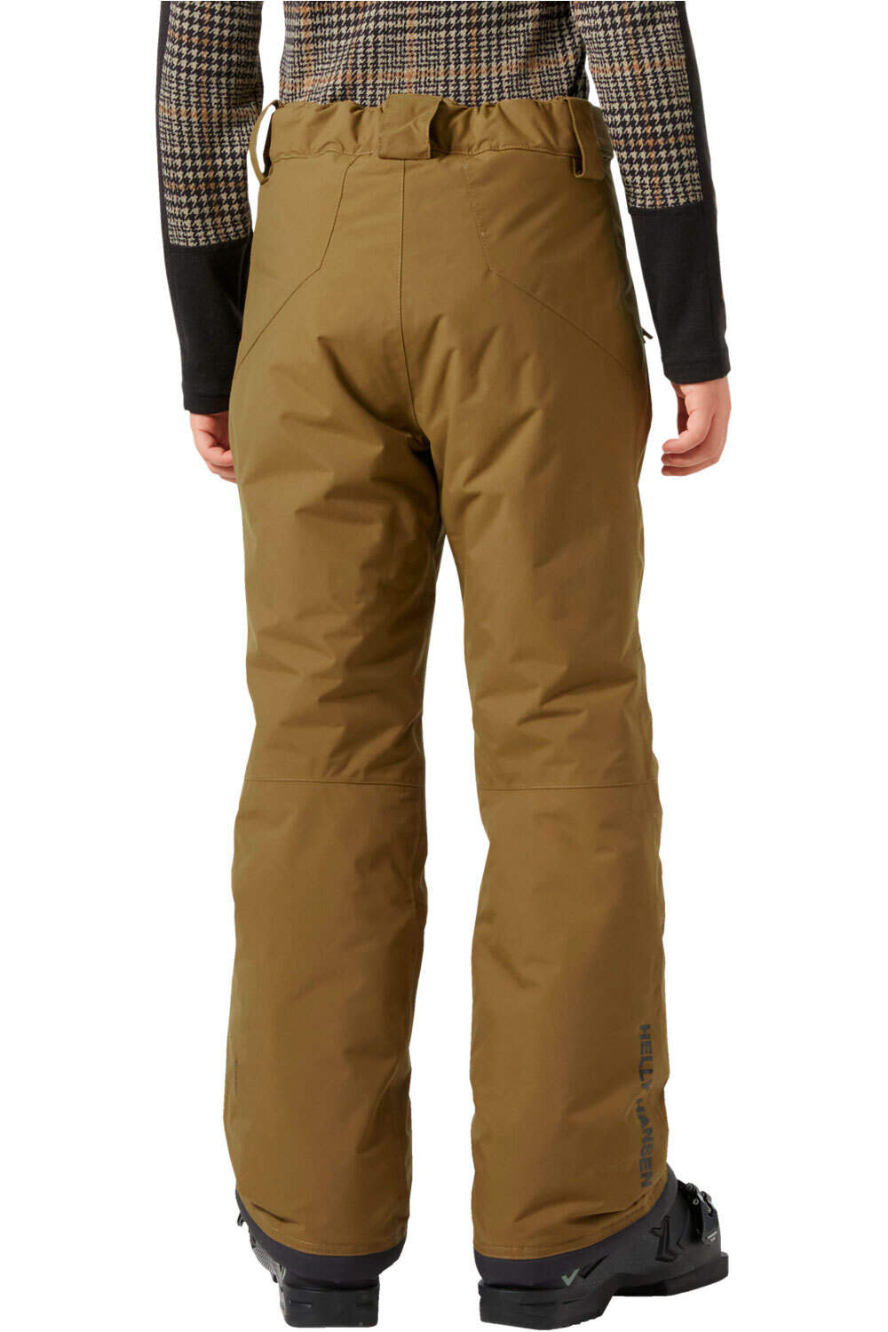 Helly Hansen pantalones esquí infantil LEGENDARY MARRON vista trasera
