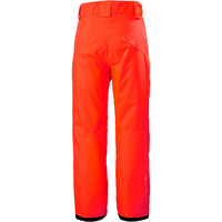 Helly Hansen pantalones esquí infantil LEGENDARY NARANJA vista trasera