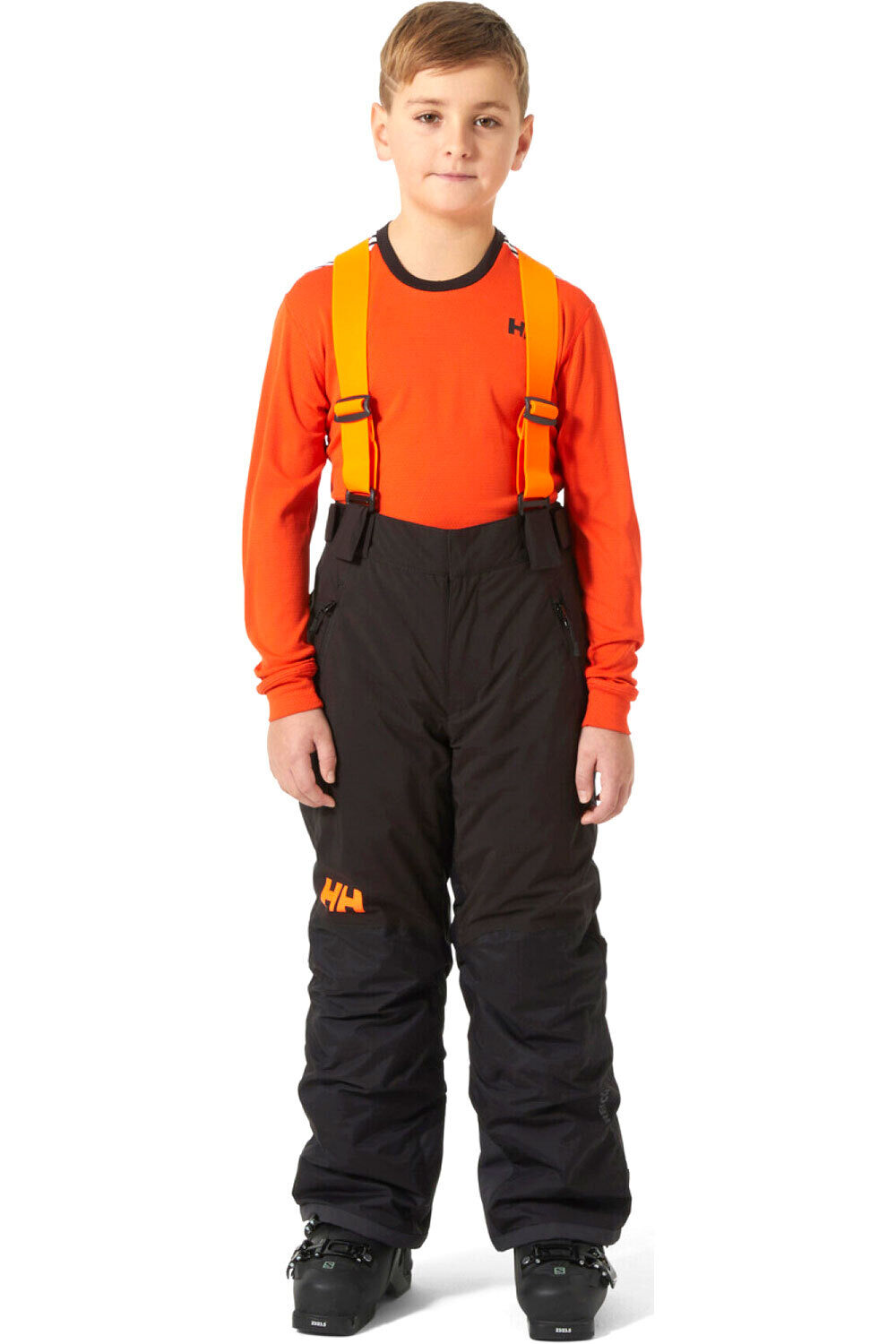 Helly Hansen pantalones esquí infantil NO LIMITS 2.0 NEGRO vista frontal