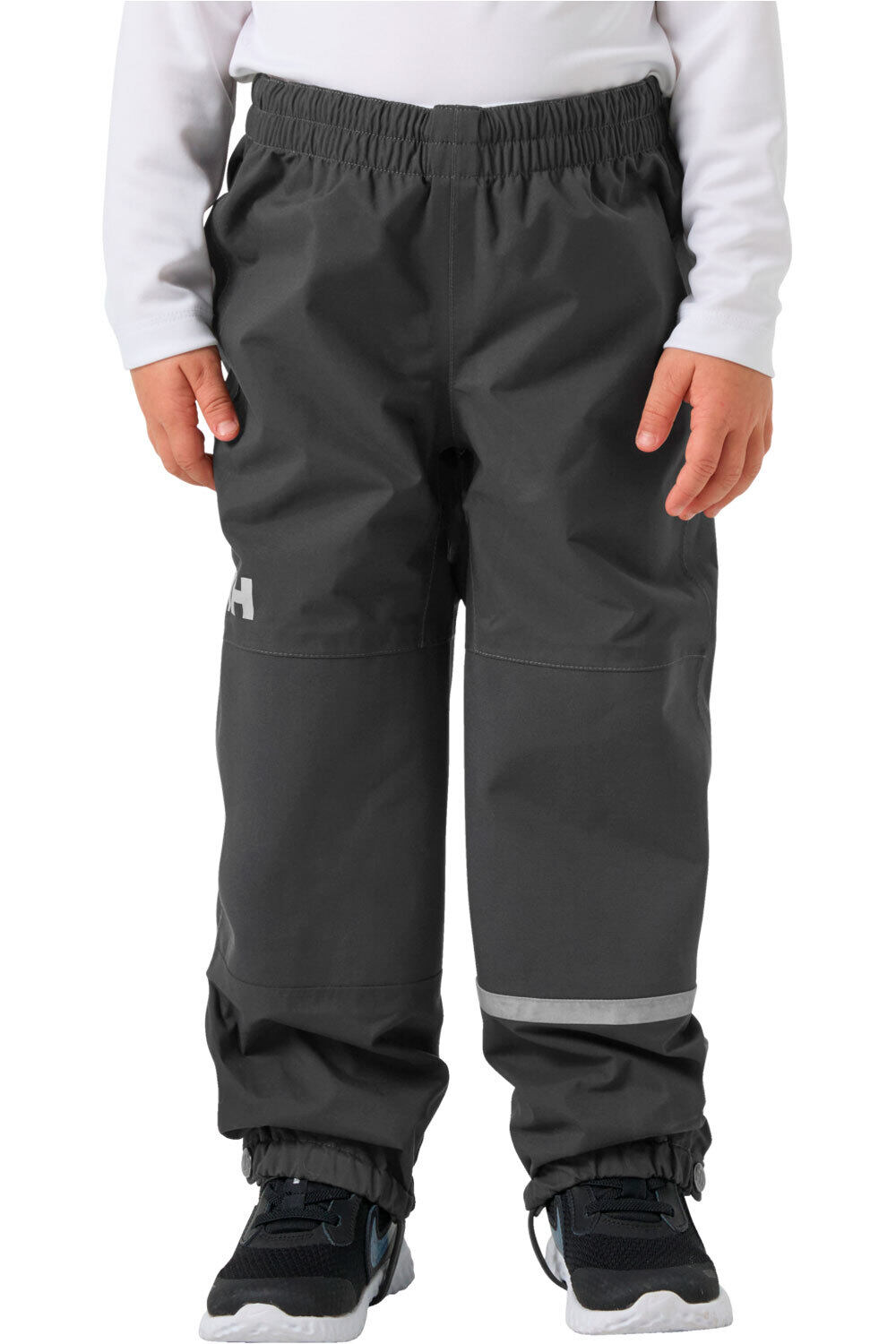 Helly Hansen pantalones esquí infantil SHELTER HT GRIS vista frontal